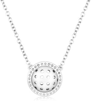 Volleyball/Softball/Soccer/Basketball/Football/Baseball/Pickleball Necklace for Women Girls, Mom Sports Pendant Necklaces Jewelry Game Day Team Gifts