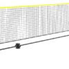 VEVOR Badminton Net, Height Adjustable Volleyball Net, 606 x 155 x 103 cm, Foldable Pickleball Net, Tennis Net Set with Poles, Stand, Bag, Rackets, Nylon Shuttlecocks, Badminton Net Set