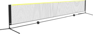 VEVOR Badminton Net, Height Adjustable Volleyball Net, 606 x 155 x 103 cm, Foldable Pickleball Net, Tennis Net Set with Poles, Stand, Bag, Rackets, Nylon Shuttlecocks, Badminton Net Set