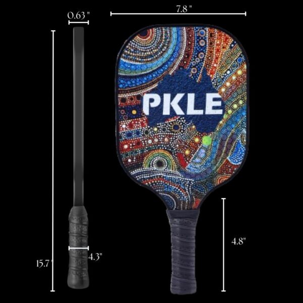 Professional Pickleball Paddle Set | 2 Pack | Premium Fiberglass & Polypropylene Honeycomb Core | Ergonomic Grip | Portable Carry Bag