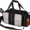 ZUMWORGION® Pickleball Bag for Men & Women – 40L Duffle Bag with Thermal Paddle Pocket, Shoe Compartment, Fence Hooks, Mesh Ball Holders – Water-Resistant Pickle Ball Bag for Travel, Gym, Tournaments