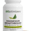 BIOptimizers Magnesium Breakthrough Supplement 4.0-7 Forms of Mg: Glycinate, Malate, Citrate, and More - Natural Support for Sleep and Cognitive Function - 30 Capsules- Calming Vitamins Complex