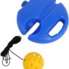 Pickleball Trainer 40 Holes Pickleball Ball Self Study Portable Exerciser Baseboard Accessories Pickleball Training Aid for Sport Beginner