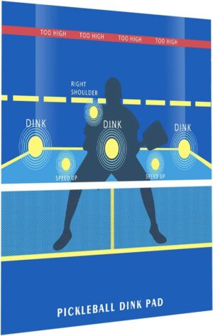 Pickleball Dink Pad Pickleball Training Pad Wall Practice Rebounder Aid Pickleball Practice Rebounder for Gym Wall Beginners