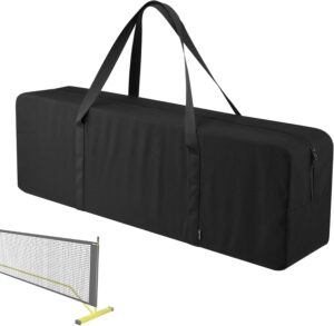 Pickleball Net Set Carry Bag Portable Pickle Ball Equipment Storage Bag Foldable Badminton Net System Replacement Bag Heavy Duty Zipper Duffle Bag for Indoor Outdoor Driveway Backyard, NO Mesh