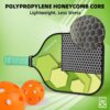 Pickleball-Paddles-Set of 4 or 2 Rackets by JoncAye, USAPA Approved Pickle-Ball Equipment with Balls, Bag, Accessories, Fiberglass Graphite Pickleball Racquet Set for Men, Women, Kids, Adults