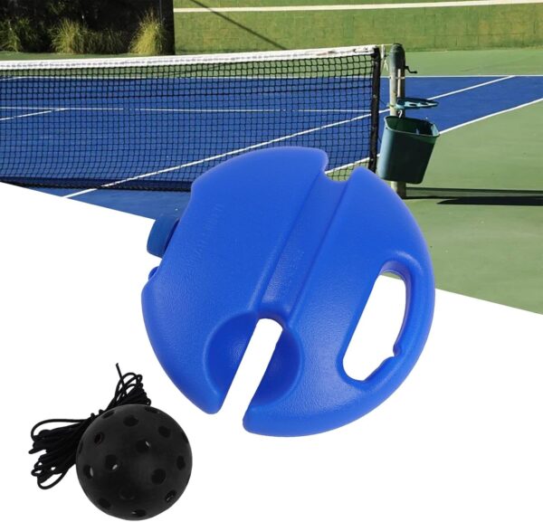 B Baosity Pickleball Trainer, Rebound Practice Pickleball Ball with Cord, Enhances Skill, Self Study Exerciser Pickleball Training Aid, Black