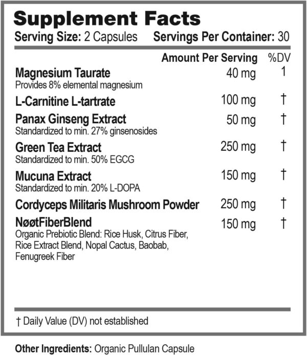 Natural Pre Workout Pills for Men and Women - Energy Pills - Pre Work Out - Clean Gym Supplements - Fitness Supplements - Stimulant & Energy Booster - Pump Supplement - 60 capsules / 1 Month Supply