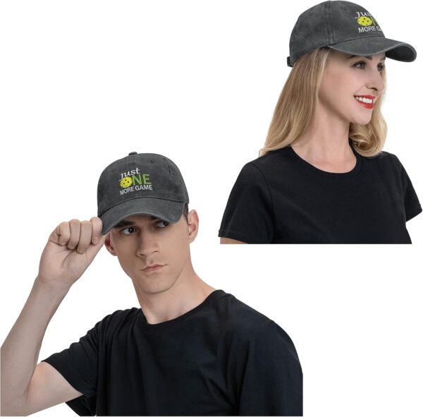 NVJUI JUFOPL Embroidered Pickleball Hat for Men Women, Funny Baseball Cap