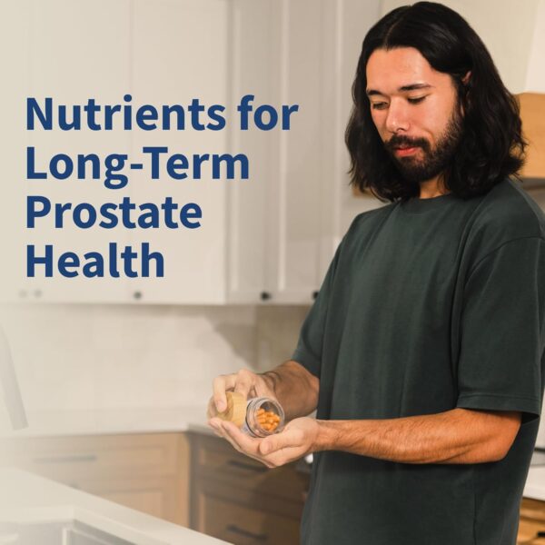 Snap Supplements Prostate Health Support Supplement, Saw Palmetto for Men Plus Stinging Nettle Root, Magnesium Citrate, Zinc and Plant Sterols, Supports Male Urinary Tract Health, 90 Capsules