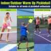 Mini Pickleball Training Balls - Warm Up Pickleball Drills, Enhance Reaction Time & Hand-Eye Coordination | Ideal Gift for All Ages and Skill Level