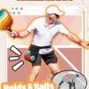 VINSGUIR Pickleball Paddles Set of 2, USAPA Approved Fiberglass Surface Pickleball Set with 2 Rackets, Balls & Stylish Bag, Ideal Gift for Women