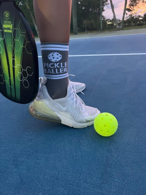 The Original 3 Pack Pickleball Socks Size 8-13 - Perfect Gifts For Pickleball Lovers and Accessories Pickle Ball Players Men and Women Outdoor Indoor Gift Accessory