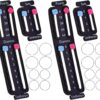 Uniharpa Tennis Score Keeper for Racket Padel,Tennis Racket Pickleball Paddle Scorekeeper,Small Score Board Counter for Tennis Trainer,Point Tracker Recording Points,Recording Points&Sets,2pcs