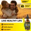 HERBIFY Mullein Drops - Lung Cleanse - Leaf Extract - Powerful Mullein for Immune Support,Detox & Respiratory Support - Made in USA - Lung Cleanse for Smoker - 4 Oz