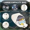 Pickleball Backpack for Women Men, Gym Back Pack with Shoe Compartment Pickleball Bag Fits 2 Pickle Ball Paddles