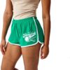Pickleball Embroidered Graphic Women's Green Dolphin Shorts