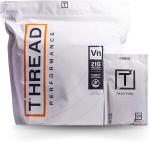 Thread Performance Daily Fuel - Vanilla Birthday Cake | All-in-One Sports Nutrition for Young Athletes | 21g Protein, 60+ Organic Superfoods, Vitamins & Minerals | 30 Servings