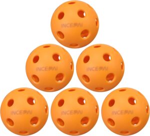 Outdoor Pickleballs 40 Hole with Stable Flight Trajectory, Fiberglass Pickleball Paddle Set of 2, Compliant with USAPA Standards, Suitable for Indoor/Outdoor Sports.