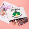 JXGZSO Pickleball Cosmetic Bag There’s No Crying IN Pickleball/Always Pickleball Season Cosmetic Bag Pickleball Player Makeup Bag