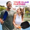 USAPA Approved Pickleball Paddle Set | Fiberglass Surface, with Balls, Grip Tapes & Carry Bag | Quiet, Lightweight Rackets for Men, Women & Beginners