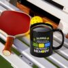 CABTNCA Pickleball Gifts: Mug for Men, Improves Memory - Funny Gift, Accessory Ornament, 11 Oz