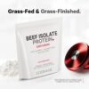 Codeage Grass-Fed Beef Isolate Protein Powder Supplement - 20 Amino Acids, Collagen-Rich - Athletes & Sports - Unflavored Carnivore Protein Supplement, BCAA & EAA Supplement - Gluten-Free - 26.45 oz