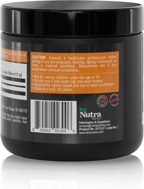 Real Fitness Creatine Monohydrate Unflavored Powder, 5.3 oz - Muscle Growth & Strength Supplement