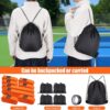 TOBWOLF Pickleball Court Marking Kit, Portable Temporary Pickleball Court Lines Markers with Tape & 8PCS Sandbags, No Measurement Required Official Size Pickleball Lines Marking Set for Outdoor Indoor