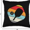 Pickleball Retro Pickle Ball Paddleball Sport Men Women Gift Throw Pillow