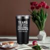 Pickleball Gifts for Men - Tears of My Pickleball Opponents - Gifts for Pickle ball Lovers - Great Pickle Ball Gift on Christmas, Birthday - 20oz Insulated Tumbler