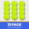 Tru-40 Outdoor Pickleballs - USAPA Approved Pickleball Balls for Recreational and Tournament Play - Available in 3, 12, 50, and 100