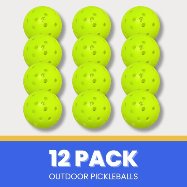 Tru-40 Outdoor Pickleballs - USAPA Approved Pickleball Balls for Recreational and Tournament Play - Available in 3, 12, 50, and 100