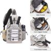 G4Free Pickleball Bag, Crossbody Sling Bag for Men Women, Pickleball Backpack, Pickle Ball Paddle Bag Gifts for Sports