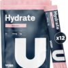 UCAN Hydrate Electrolyte Drink Mix (Watermelon, 12 Stickpacks) Sugar-Free, Keto-Friendly, Vegan, Non-GMO, Gluten-Free Electrolyte Powder with Potassium & Magnesium for Runners & Athletes