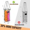 Pickleball Ball Holder Set - Large Capacity Pickleball Hopper with 20 Balls, Must-Have Pickleball Accessories for Pickleball Training, Pickleball Caddy for Pickleball Practice Equipment