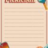 Pickleball Notepads - "Things To Do After Pickleball" - Pack of 2 Notepads - For All Pickleball Fans