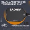 Aihoye PRO Pickleball Paddles- Raw T700 Carbon Fiber Textured Surface (CFS) with High Grit & Spin, Pickleball Paddles with 16MM Polypropylene Honeycomb Core, USAPA Approved