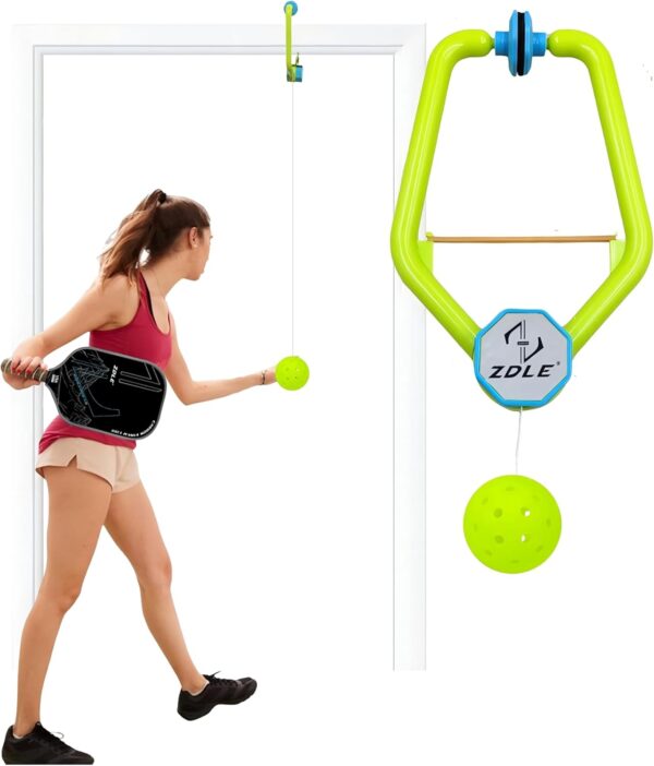 Zdle- Pickleball Trainer, Pickleball Rebounder for Pickleball Training and Practice Sessions- Perfect Pickleball Practice Equipment for Solo Training - Pickleball Game and Gift for All Ages
