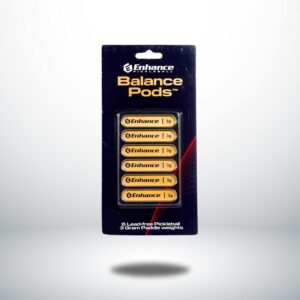 Enhance Pickleball Balance Pods, Tungsten Tape for Pickleball Paddles, Premium Quality Lead Tape Alternative for Pickleball Paddles, Easy Application Pickleball Paddle Weights, Gold