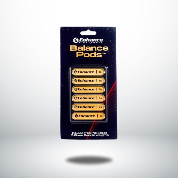 Enhance Pickleball Balance Pods, Tungsten Tape for Pickleball Paddles, Premium Quality Lead Tape Alternative for Pickleball Paddles, Easy Application Pickleball Paddle Weights, Gold