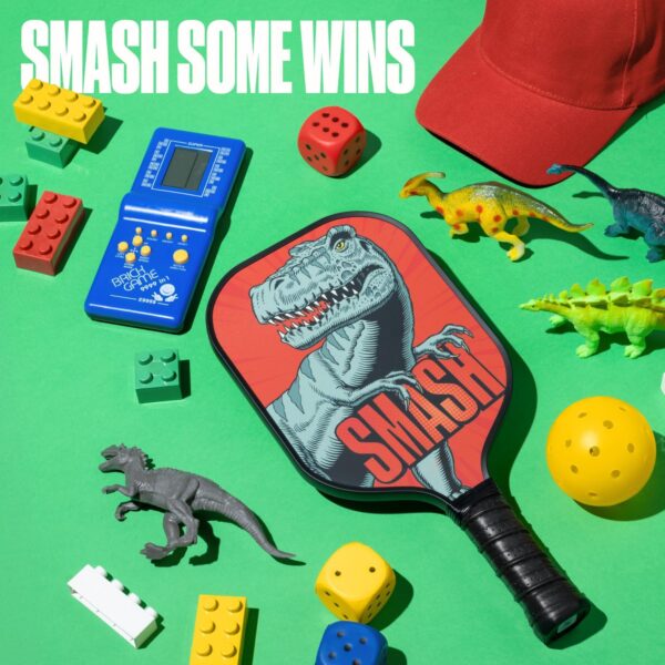 711idVLIRiL._AC_SL1500_.jpg Sportbit Kids Pickleball Paddles Set of 1 or 2 - Child Size Pickleball Paddle for Kids Small and Lightweight - Carbon Fiber Youth Pickleball Paddle Set with Bag for Children Under 12.