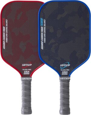 Pickleball Paddles Set of 2,2-Pack Pickleball Paddle,Aramid Fiber & T700 Carbon Fiber Pickle Ball Paddle,16MM Rackets for Superior Control & Strong Power,Unique Camouflage Texture,USAPA Approved
