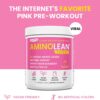 RSP NUTRITION AminoLean Pre Workout Powder, Amino Energy & Weight Management with Vegan BCAA Amino Acids, Natural Caffeine, Preworkout Boost for Men & Women, 30 Serv, Pink Lemonade…