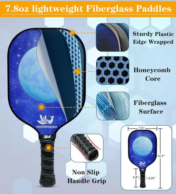 Pickleball Net for Driveway, Portable Pickleball Net System with Regualtion Size 22FT Pickle Ball Net, Outdoor Pickleballs, Carry Bag, Weather Resistant Metal Frame