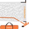 Portable Pickleball Net - 22 FT USAPA Regulation Size, Applies to Indoor & Outdoor & Driveway, Pickle Ball Net System with Carrying Bag