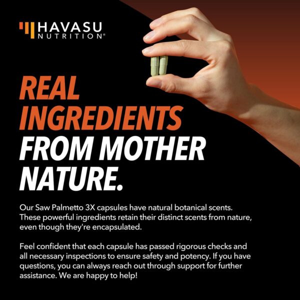 Saw Palmetto Supplement with Stinging Nettle and Pumpkin Seed Extract - Advanced 3X Formula - DHT Blocker Urinary Health and Prostate Support for Mens Health - Vegan, Non-GMO Capsules - 2 Month Supply