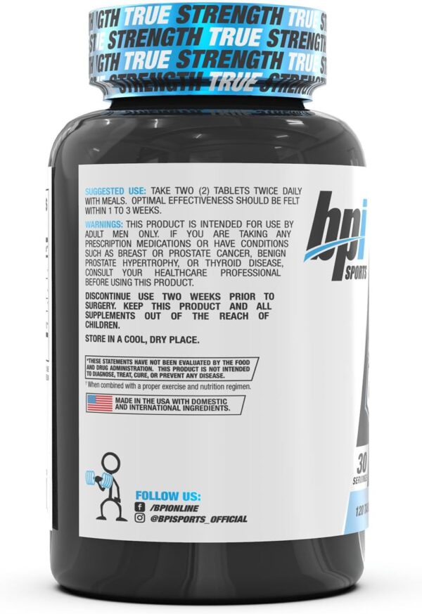 BPI Sports Best Test - Testosterone Booster for Men - Muscle Recovery, Testosterone Support Supplement, Natural Stamina, Energy Increase & Metabolism Support - 30 Servings
