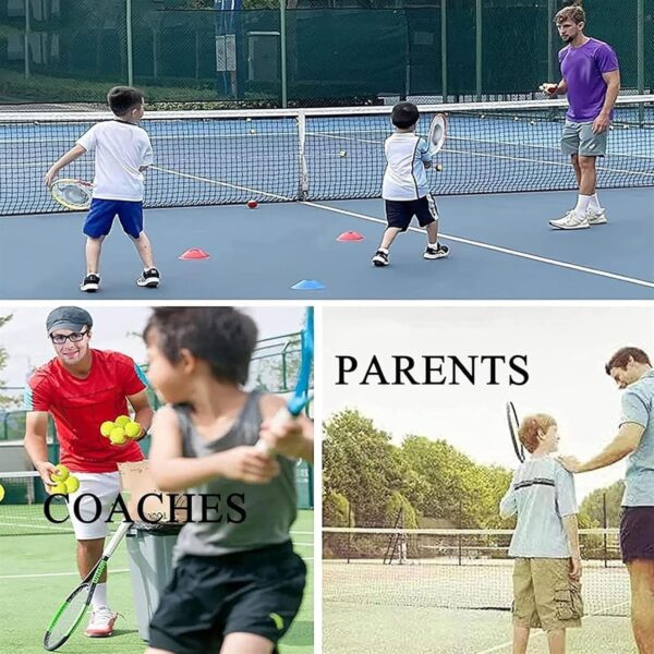 2 in 1 Baseball & Tennis Ball Launcher Machine - Pickleball Machine Tennis Ball Machine - Portable Thrower Server - PAdjustable Launching Angle and Interval - AC/Batteries Powered