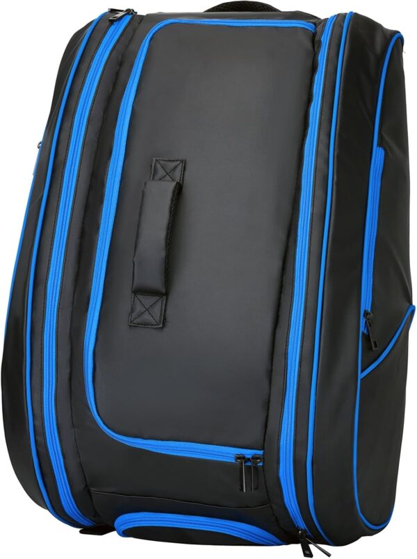 Goloni Pickleball Bag Padel Racket Backpack Large Capacity for Men Women Separate Waterproof Shoes Compartment Pickleball Accessories - Include Fence Hook & Thermal Insulated Pockets